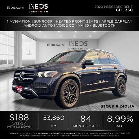 Mercedes-Benz GLE  2020 à Mississauga, Ontario