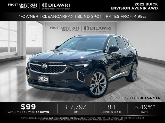2022 Buick ENVISION in Mississauga, Ontario