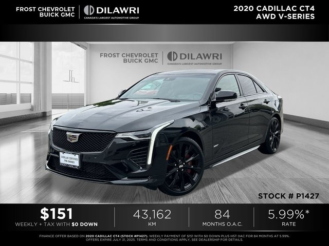 2020 Cadillac CT4 AWD in Woodbridge, Ontario