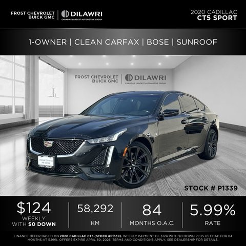 2020 Cadillac CT5 in Woodbridge, Ontario