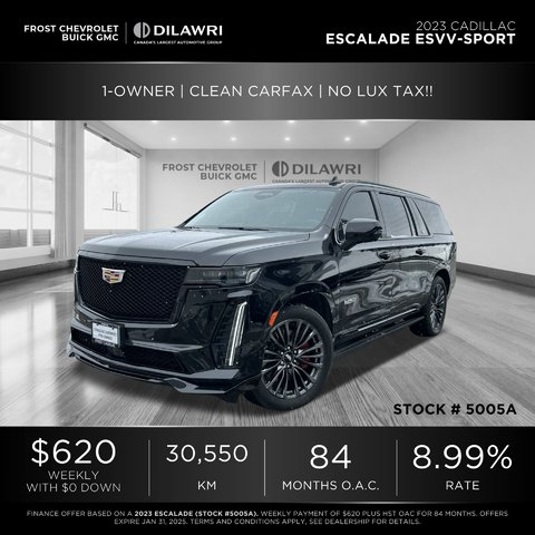 2023 Cadillac Escalade ESV in Mississauga, Ontario