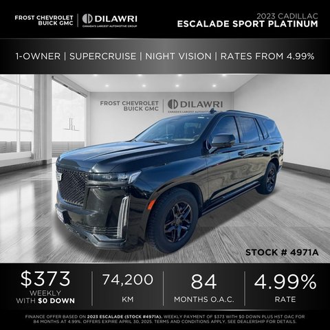 2023 Cadillac Escalade in Woodbridge, Ontario