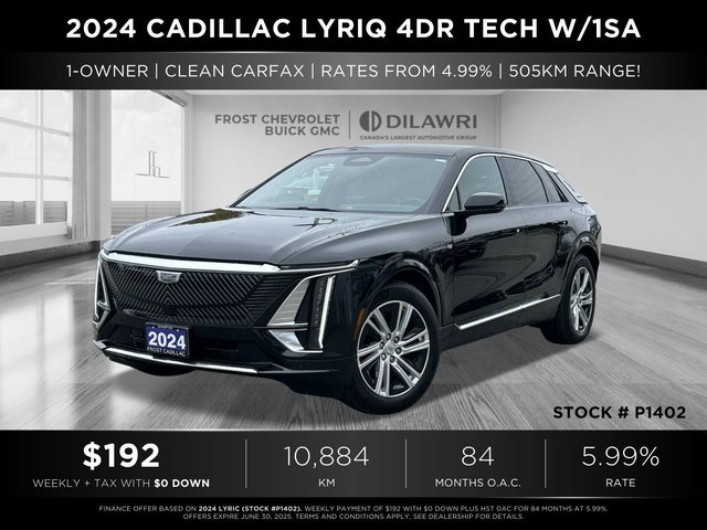 Cadillac LYRIQ  2024 à Mississauga, Ontario