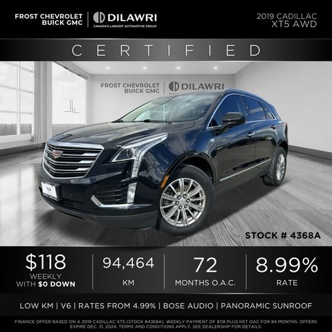 Cadillac XT5 AWD  2019 à Mississauga, Ontario