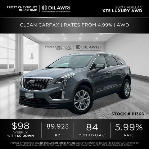 Cadillac XT5  2021 à Mississauga, Ontario