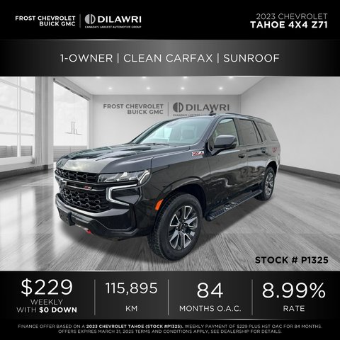 2023 Chevrolet Tahoe in Mississauga, Ontario