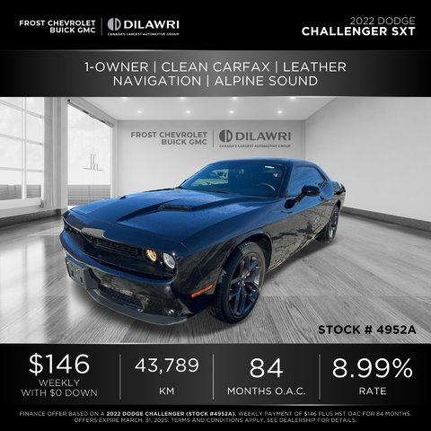 2022 Dodge Challenger in Mississauga, Ontario