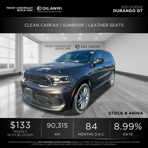 2021 Dodge Durango in Mississauga, Ontario