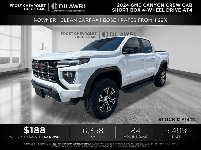 2024 GMC Canyon in Woodbridge, Ontario