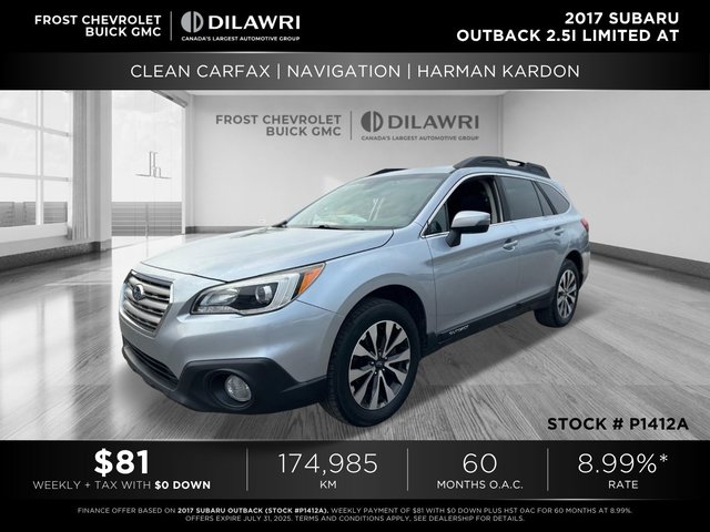 2017 Subaru Outback in Brampton, Ontario