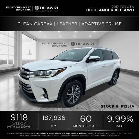 2017 Toyota Highlander in Mississauga, Ontario