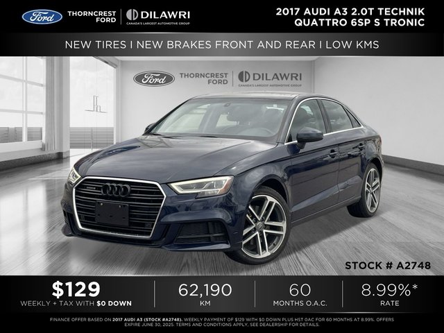 Audi A3  2017 à Mississauga, Ontario