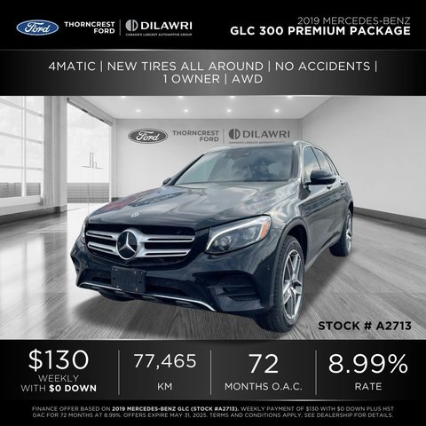 2019 Mercedes-Benz GLC300 in Woodbridge, Ontario