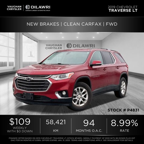 Chevrolet Traverse  2019 à Mississauga, Ontario