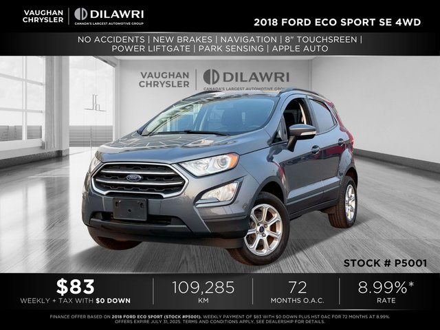 Ford EcoSport  2018 à Mississauga, Ontario