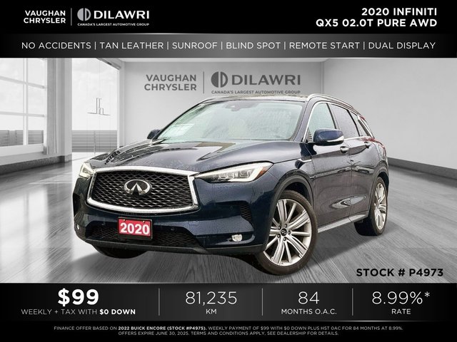 2020 Infiniti QX50 in Brampton, Ontario