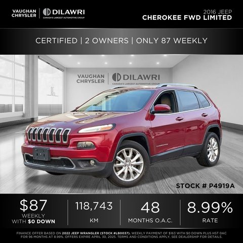 Jeep Cherokee  2016 à Mississauga, Ontario