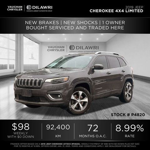 Jeep Cherokee  2019 à Mississauga, Ontario