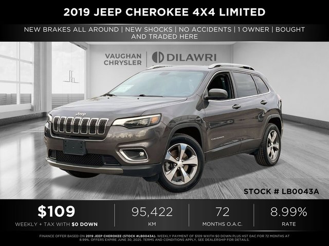 Jeep Cherokee  2019 à Mississauga, Ontario
