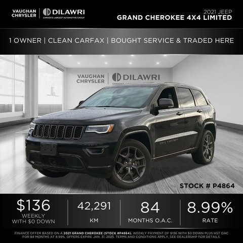 Jeep Grand Cherokee 4X4  2021 à Mississauga, Ontario