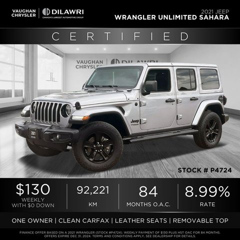 Jeep Wrangler Unlimited  2021 à Mississauga, Ontario