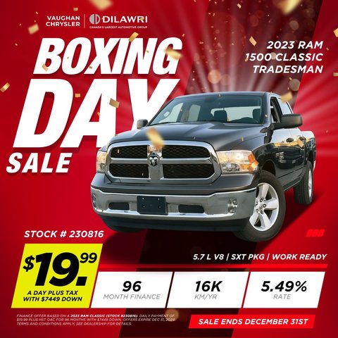 2023 Ram RAM 1500 Classic Crew Cab 4x4 (DS) in Woodbridge, Ontario