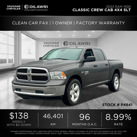 Ram RAM 1500 Classic Crew Cab 4x4 (DS)  2023 à Mississauga, Ontario