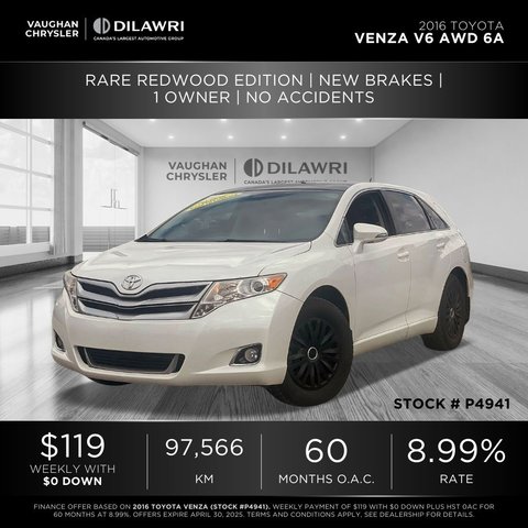 Toyota Venza  2016 à Mississauga, Ontario