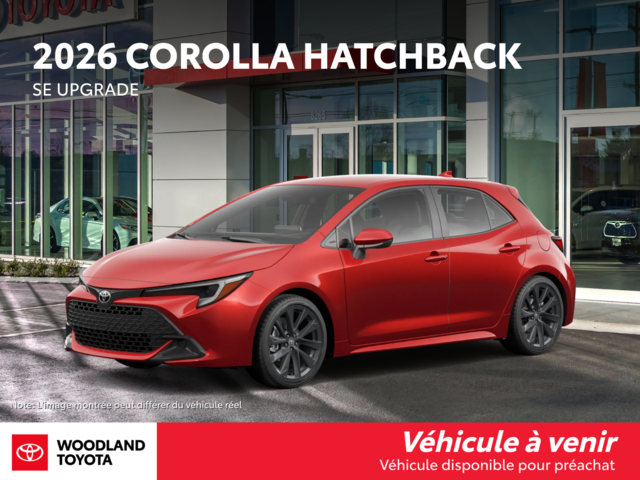 Toyota Corolla Hatchback  2026 à Verdun, Québec