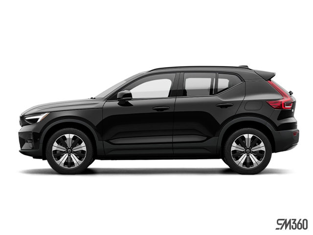 XC40 Recharge Pure Electric Emplacement des caméras d'aide au stationnement  et zone couverte