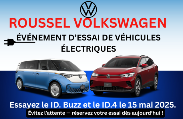 Essayez le ID. Buzz et le ID.4 le 15 mai 2025