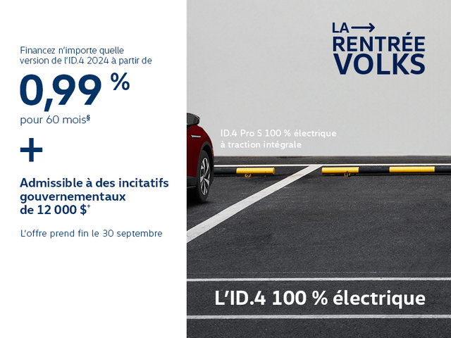 VWCA September2024 Monthly Offer - ID.4