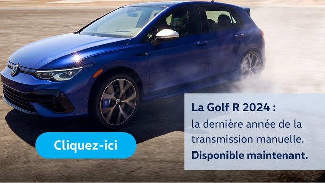 VW Golf R 2024 - Découvrez la puissance et la performance de la Golf R 2024. Réservez un essai dès maintenant (Copie)