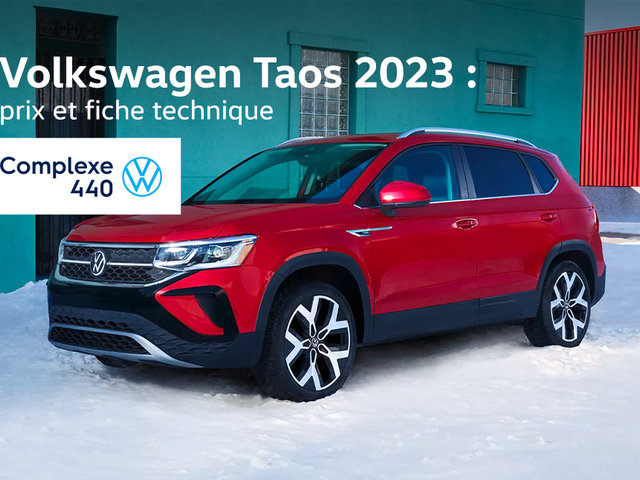 Volkswagen Taos 2023 : prix, fiche technique, consommation essence, etc.