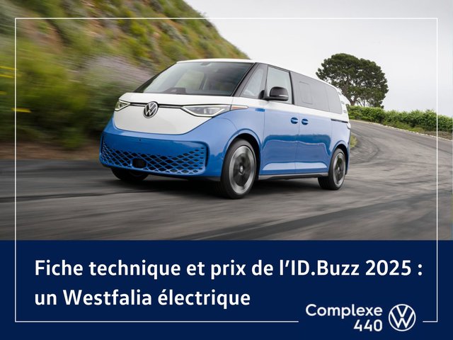 Fiche technique et prix de l’ID.Buzz 2025 : un Westfalia électrique