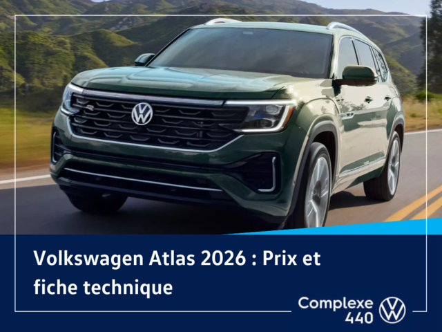 Volkswagen Atlas : Prix et fiche technique 2026