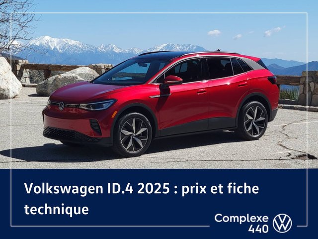 Volkswagen ID.4 2025 : prix et fiche technique