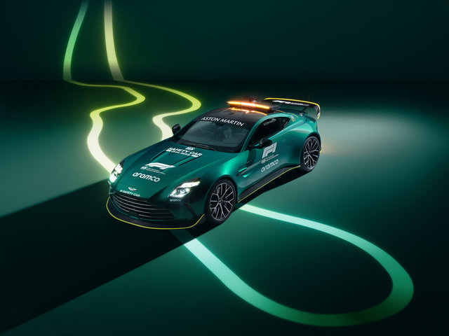 Aston Martin Unveils New Vantage as Formula 1 Safety Car