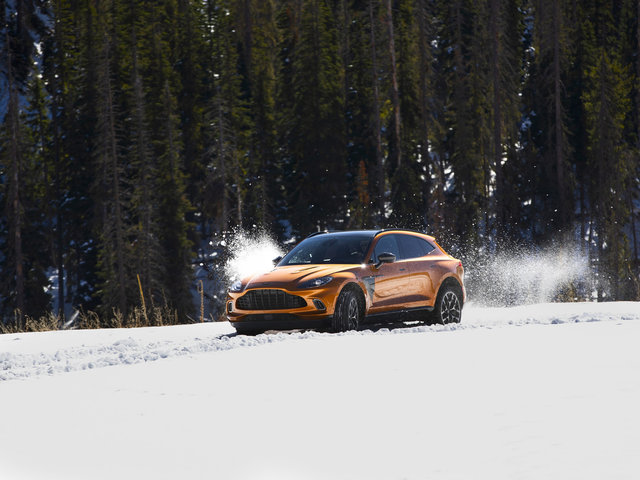 Who Says an Aston Martin Can't Dance in the Snow? The DBX Proves Otherwise