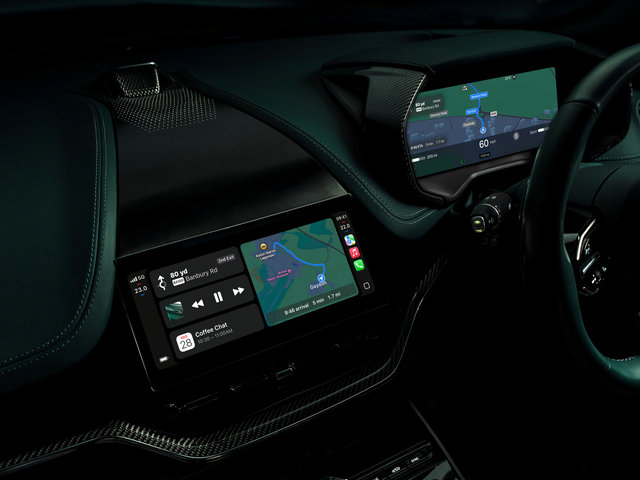 Aston Martin Introduces Apple CarPlay Ultra