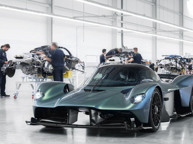 The first Aston Martin Valkyrie customer car has been built