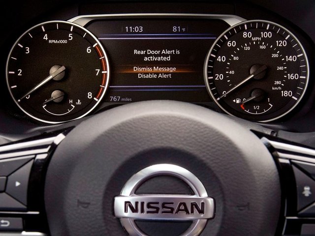Rear Door Alert is coming to all Nissan four-door models