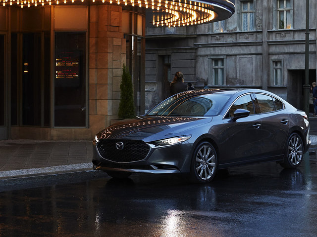 The new 2019 Mazda3 can be equipped with all-wheel-drive for the ultimate in 4-season driving fun