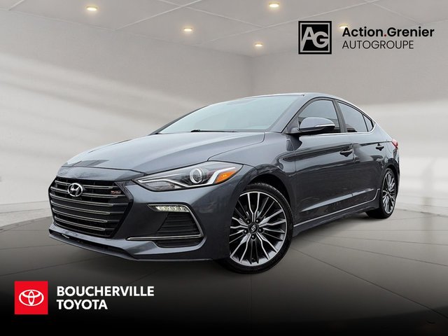 Hyundai Elantra Sport 1.6T + 201HP + CUIR + TOIT OUVRANT + CAMERA 2017