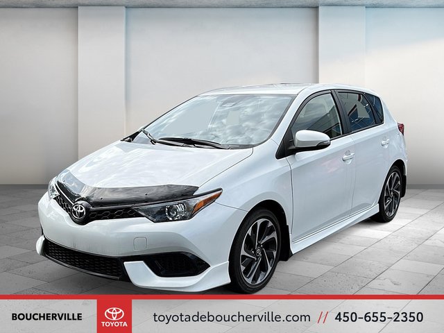 Toyota Corolla iM 2018 MAGS + CAMERA + SIEGES CHAUFFANTS + HATCHBACK 2018