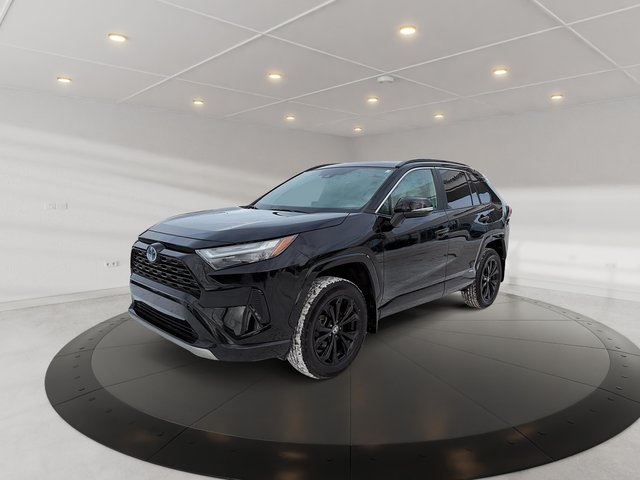 2022 Toyota RAV4 Hybrid SE + TOIT + CAMERA + CARPLAY + MAGS NOIR