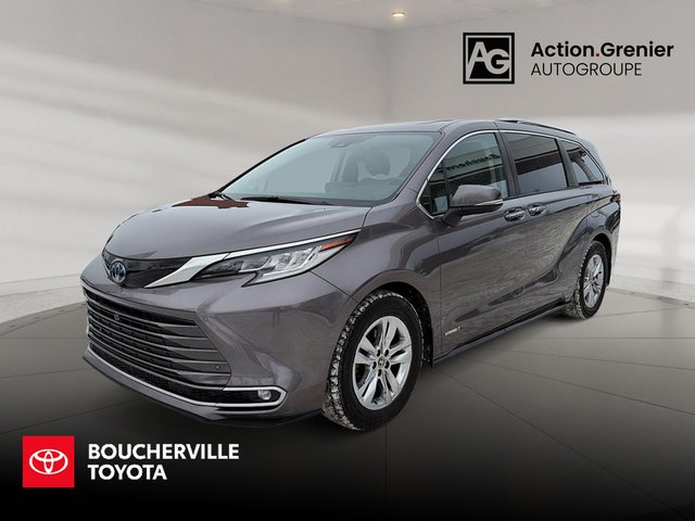 2021 Toyota Sienna LIMITED + DVD + CUIR + TOIT + GPS + CAMERA ++
