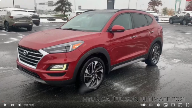 Here's our 2021 Hyundai Tucson ULTIMATE !