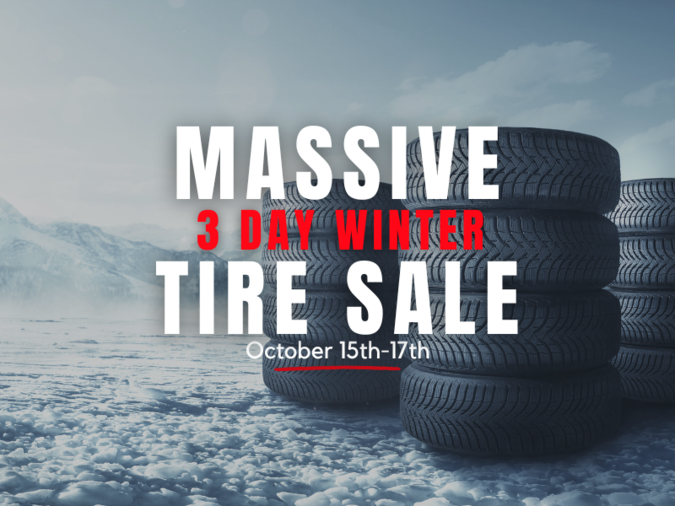 Massive 3 Day Winter Tire Sale