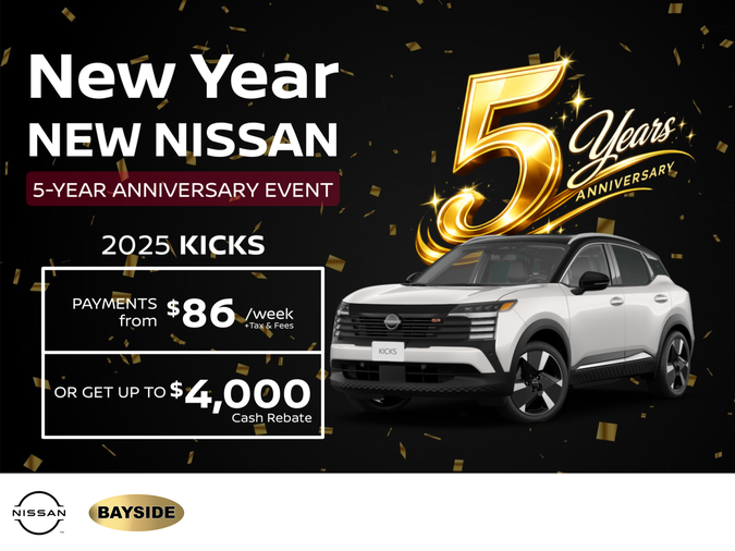 Get the 2025 Nissan Kicks Today!
